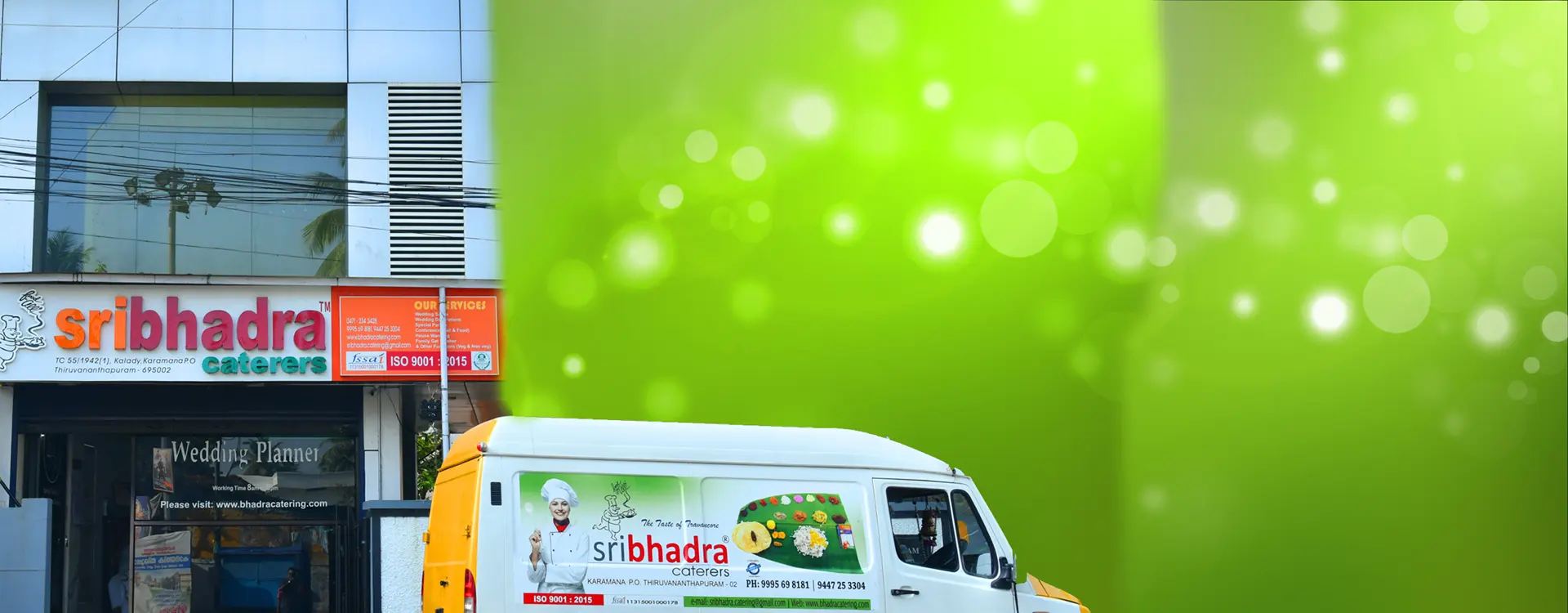 Event buffet arranged by Sri Bhadra Catering